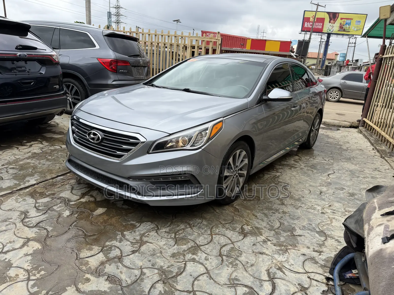 Hyundai Sonata Sport 4dr Sedan (2.4L 4cyl 6A) 2015 Silver