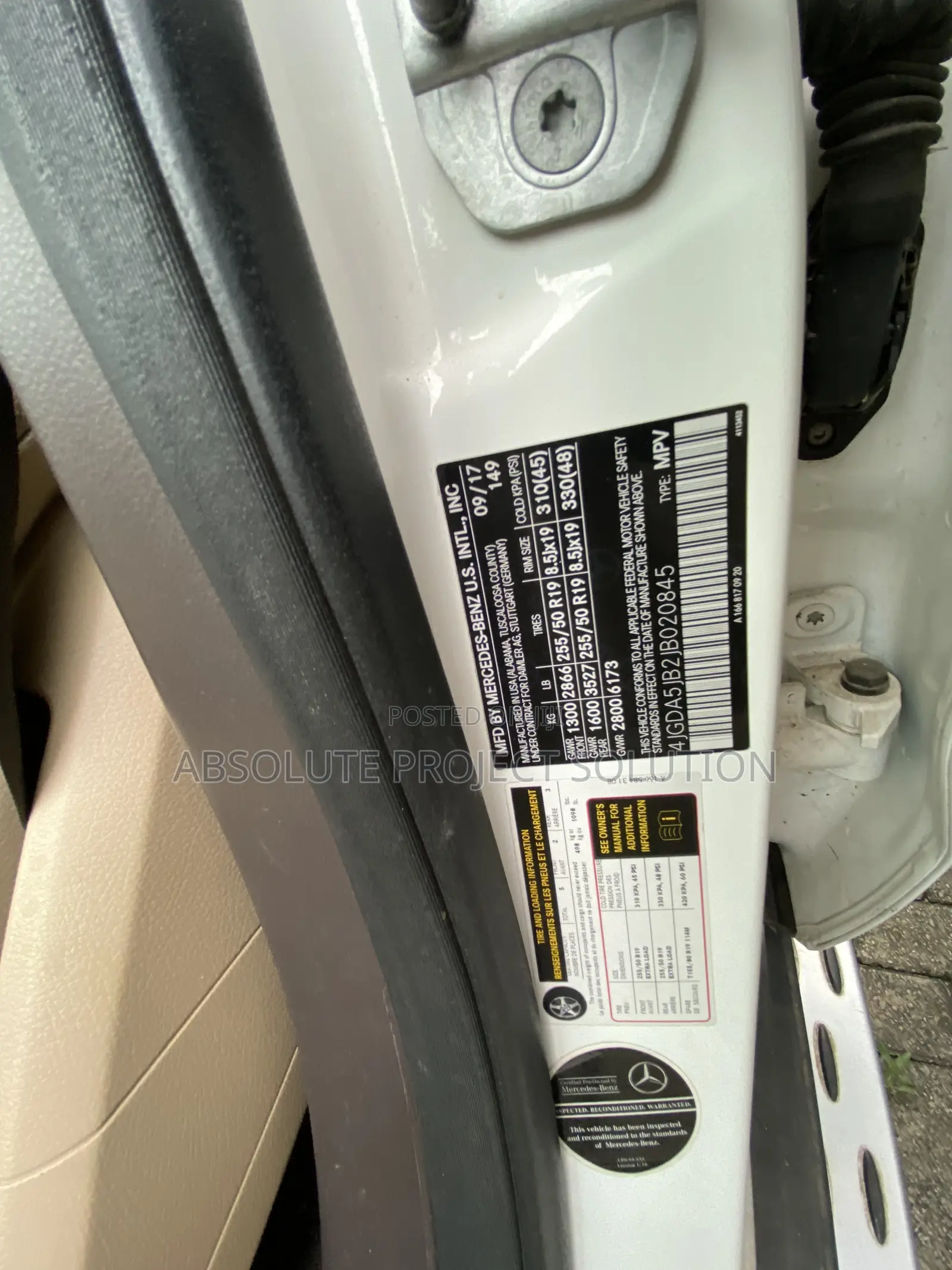 Mercedes-Benz GLE-Class GLE 350 2017 White