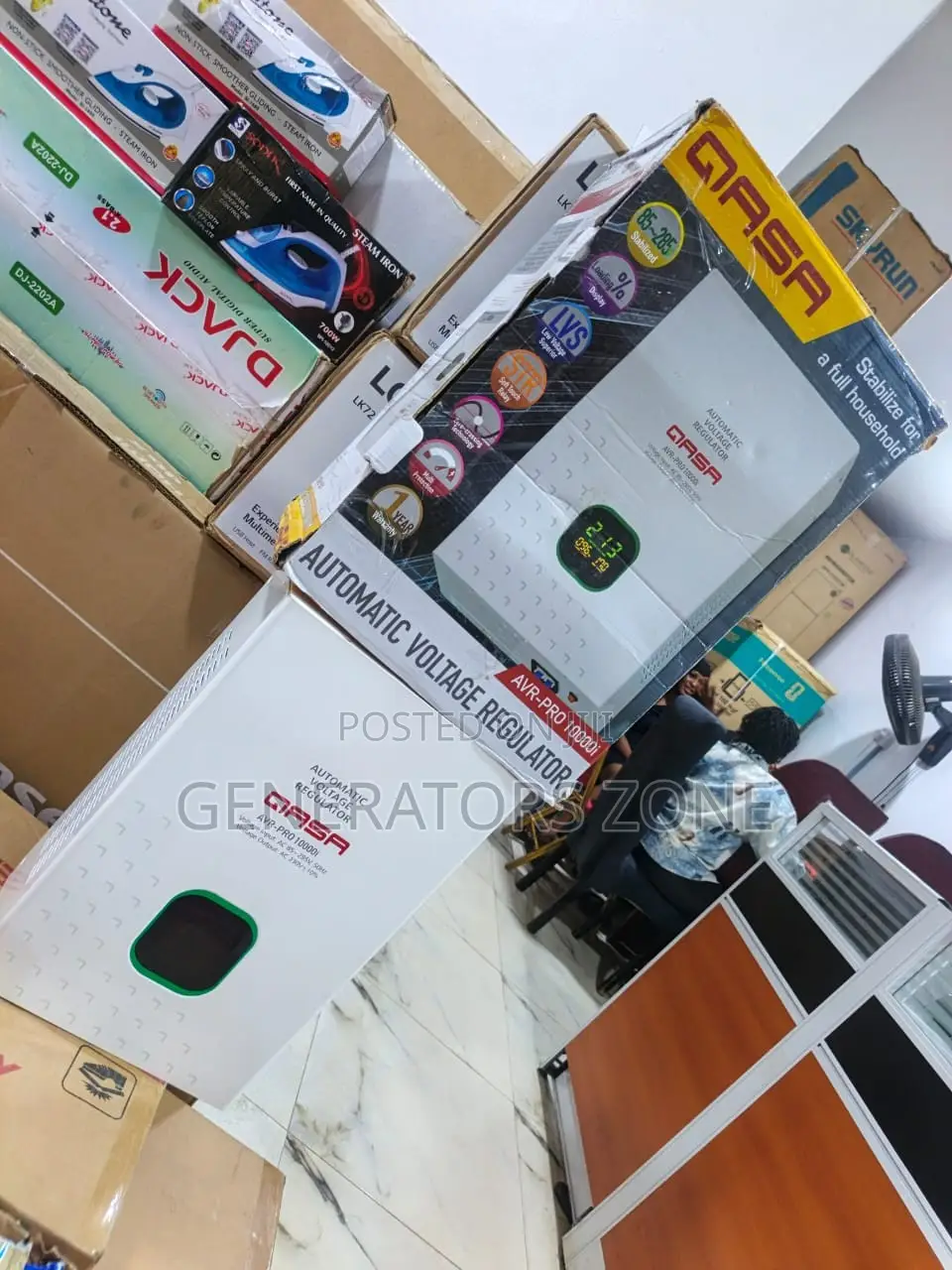 QASA 10KVA Automatic Voltage Regulator for Appliances
