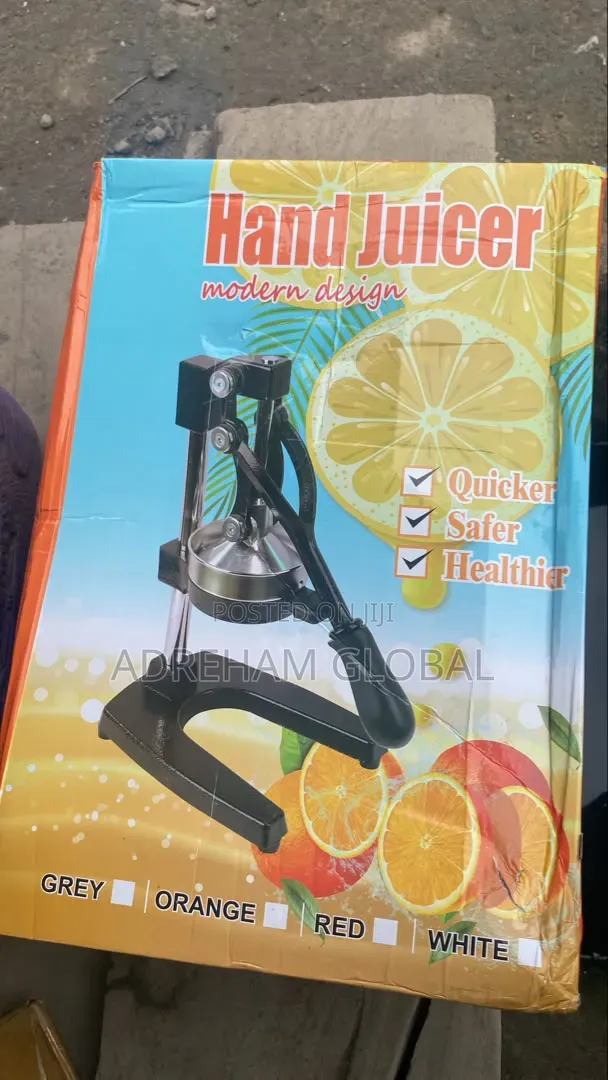 Modern Design Heavy Duty Cast Iron Hand Juicer