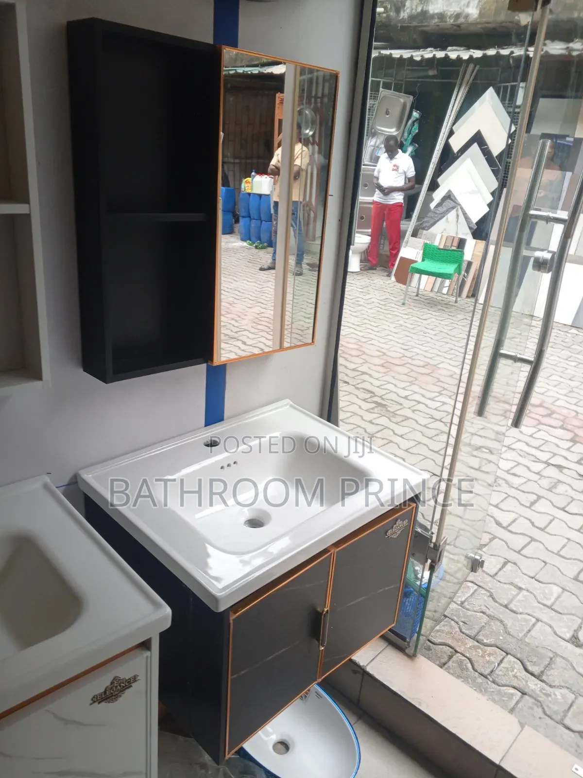 60cm Carbinet Basin With Mirror and Shelf
