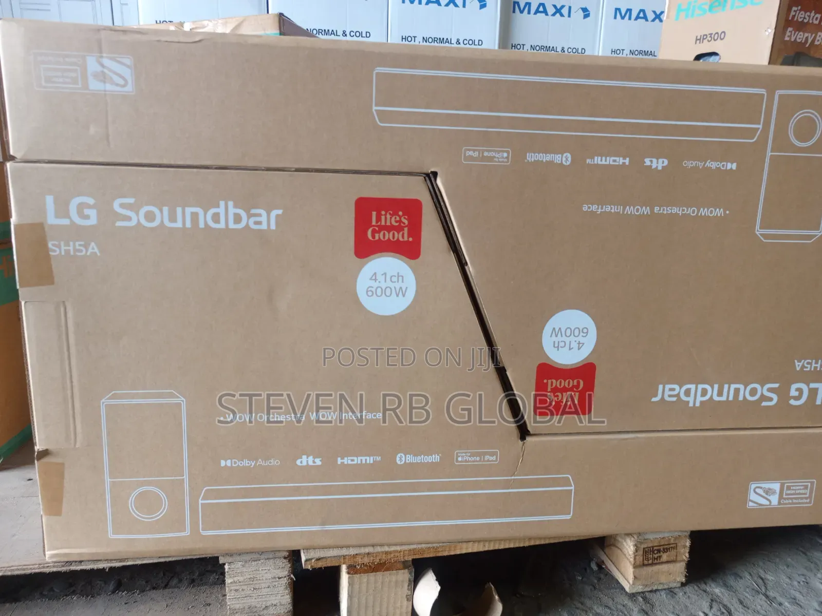 LG Sh5a 600w 4.1ch Soundbar With Subwoofer