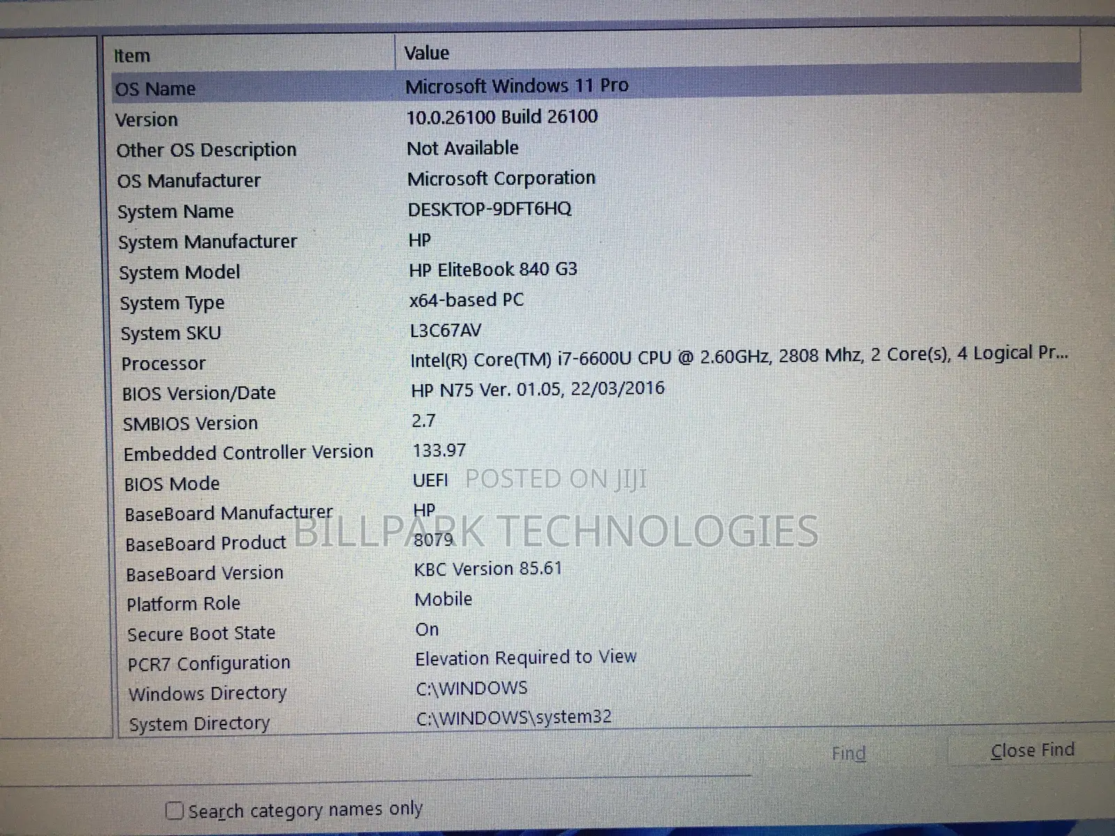 Laptop HP EliteBook 840 G3 8GB Intel Core i7 SSD 256GB