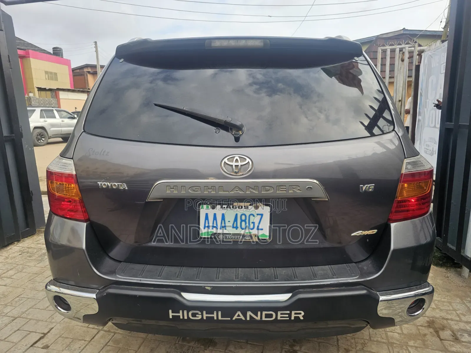 Toyota Highlander Sport 4x4 2009 Gray