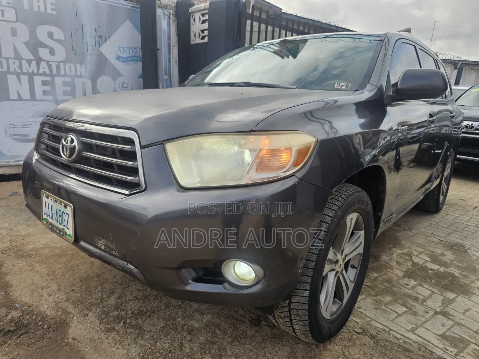 Toyota Highlander Sport 4x4 2009 Gray