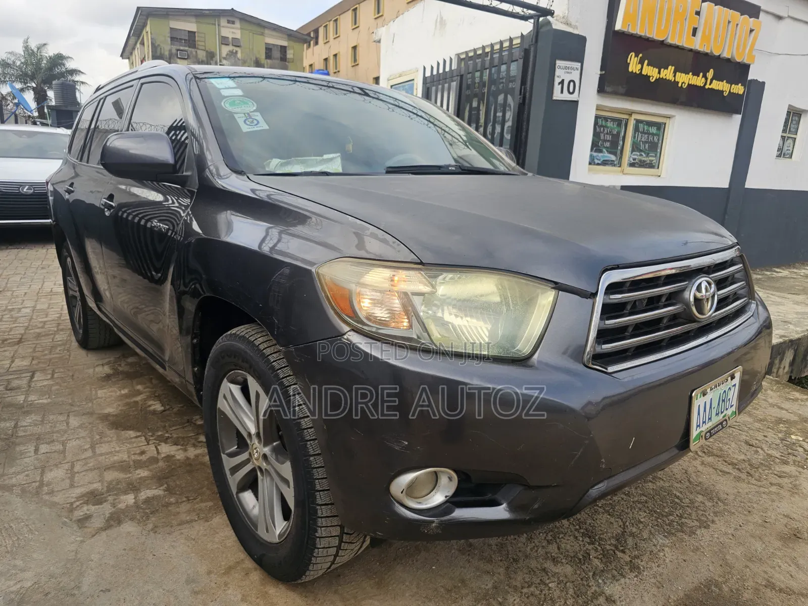 Toyota Highlander Sport 4x4 2009 Gray