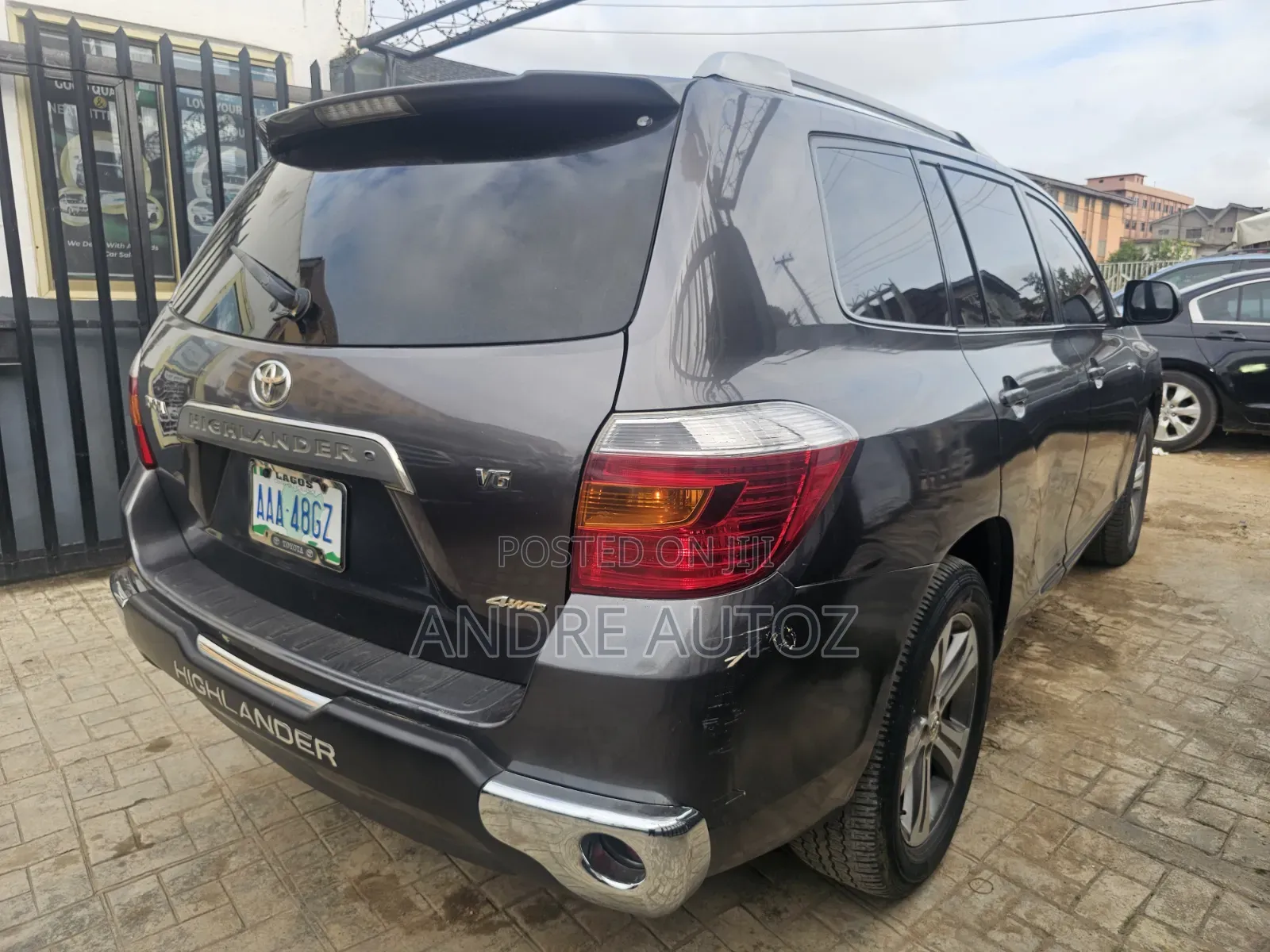 Toyota Highlander Sport 4x4 2009 Gray