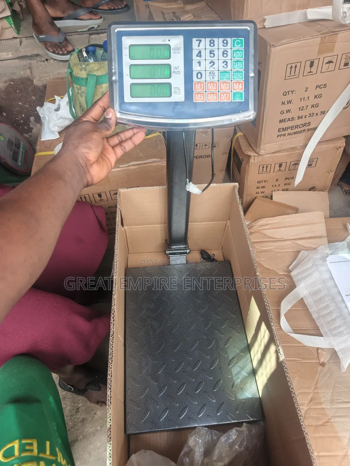 150kg Digital Standing Gas Scale