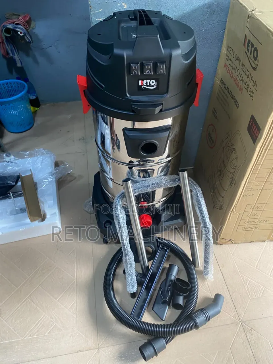 Wet and Dry Vacuum Cleaner 80L