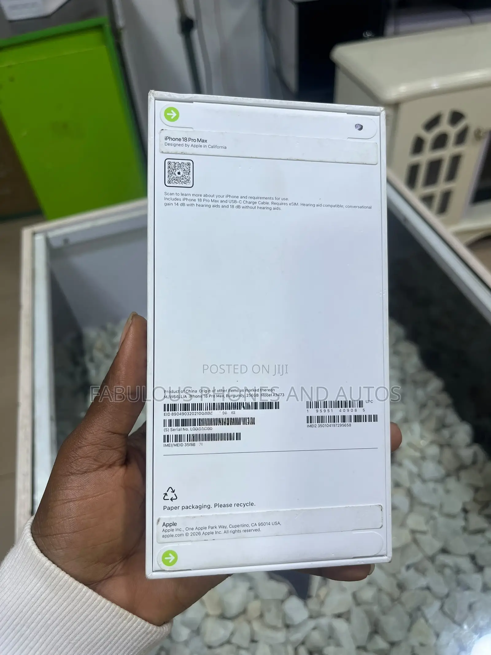 New Apple iPhone 18 Pro Max 256 GB