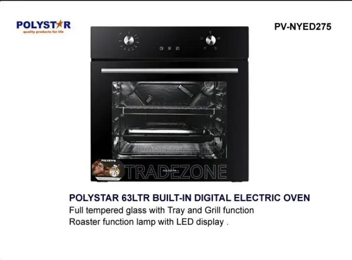 Polystar Electric Built- In Oven - Pv-Nyed275