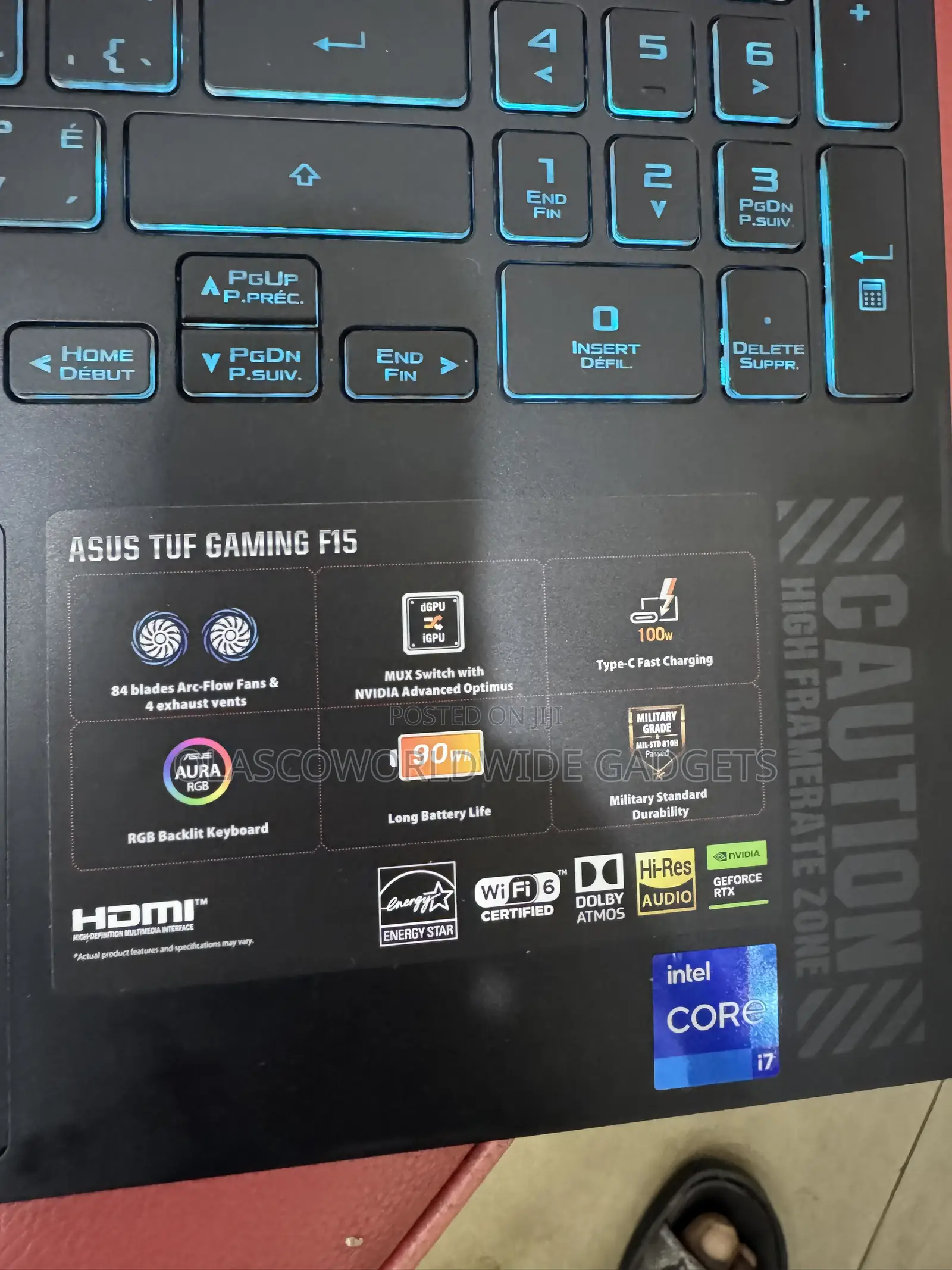 New Laptop Asus TUF Gaming A15 32GB Intel Core Ultra 7 SSD 1T