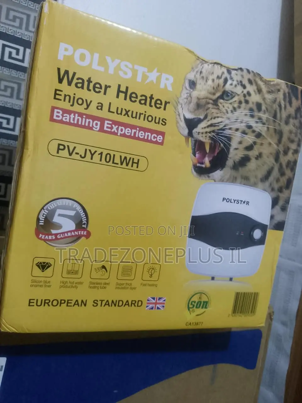 New Polystar Electric Water Heater