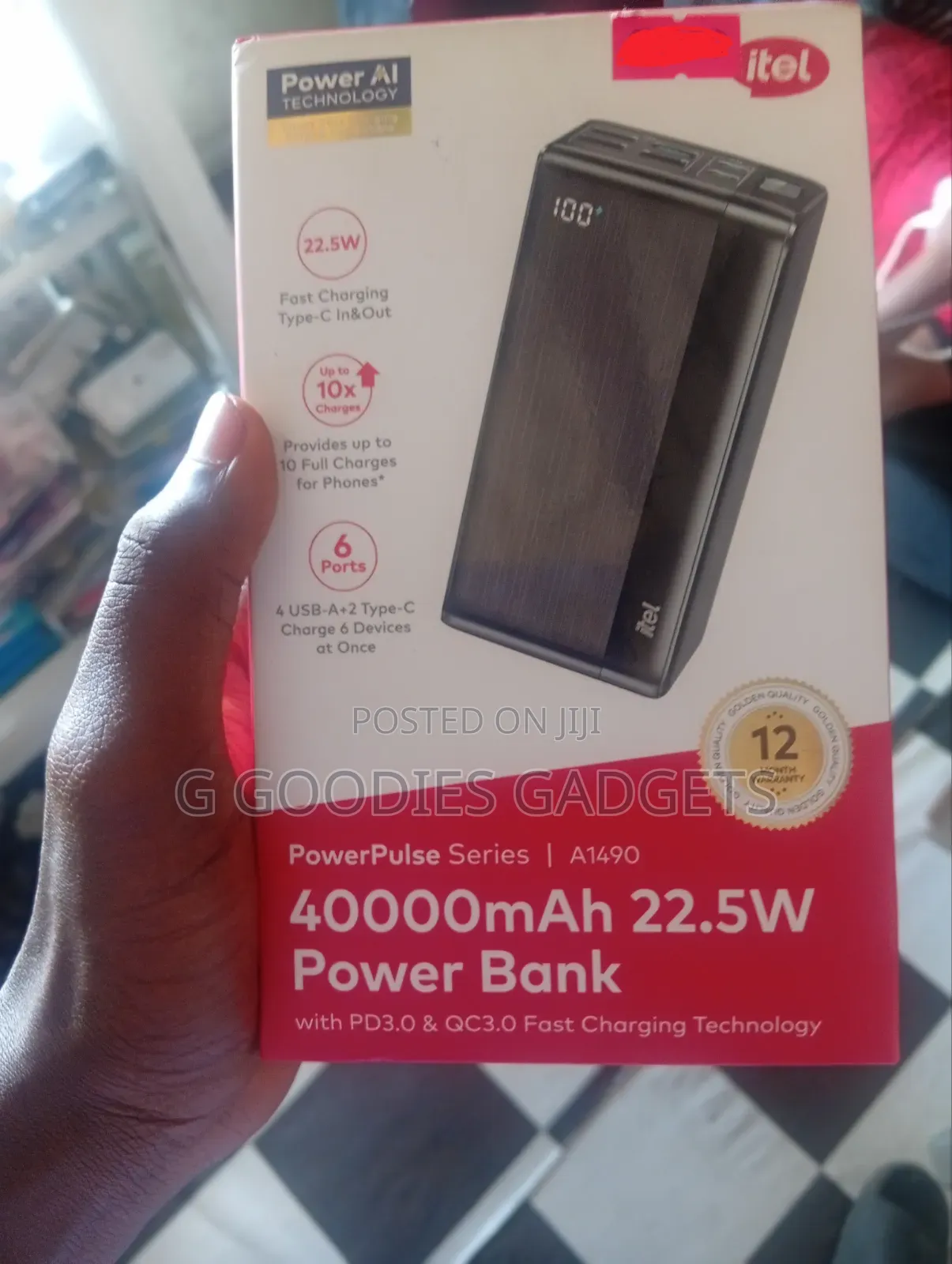 Itel 40000 Mah Power Bank