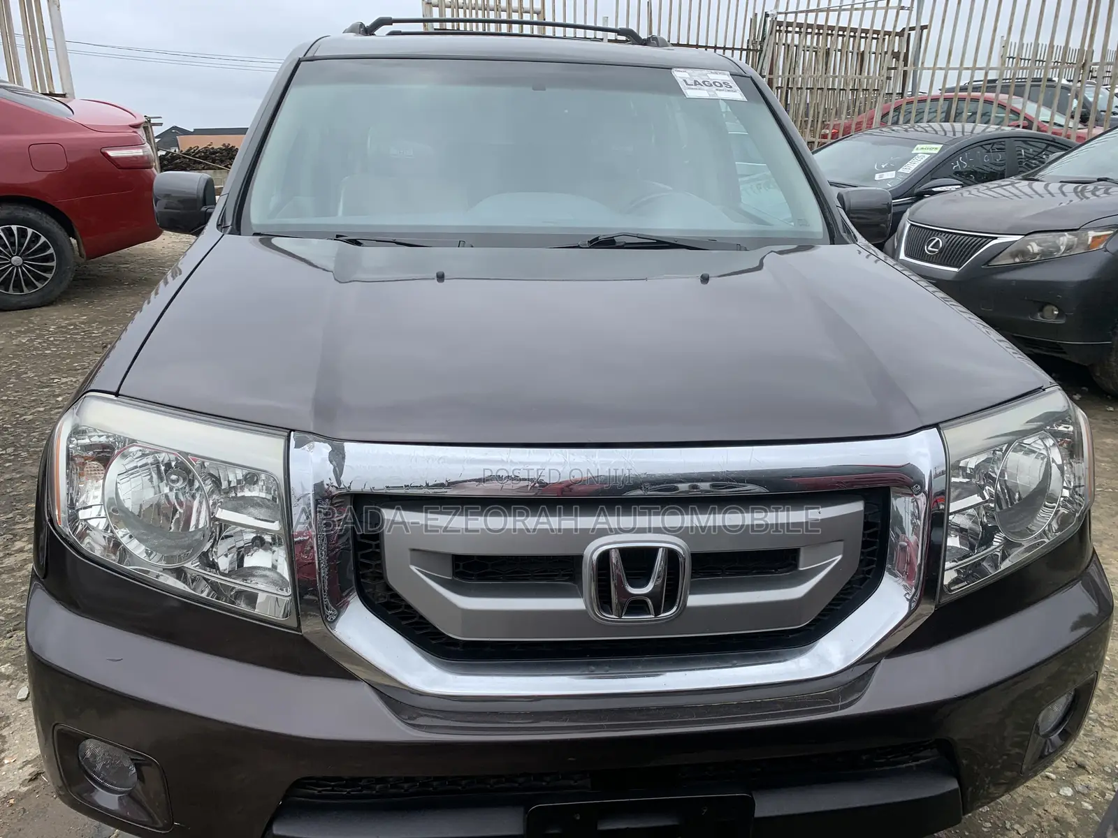 Honda Pilot Touring w/RES/Navi 4WD (3.5L 6cyl 5A) 2012 Gray