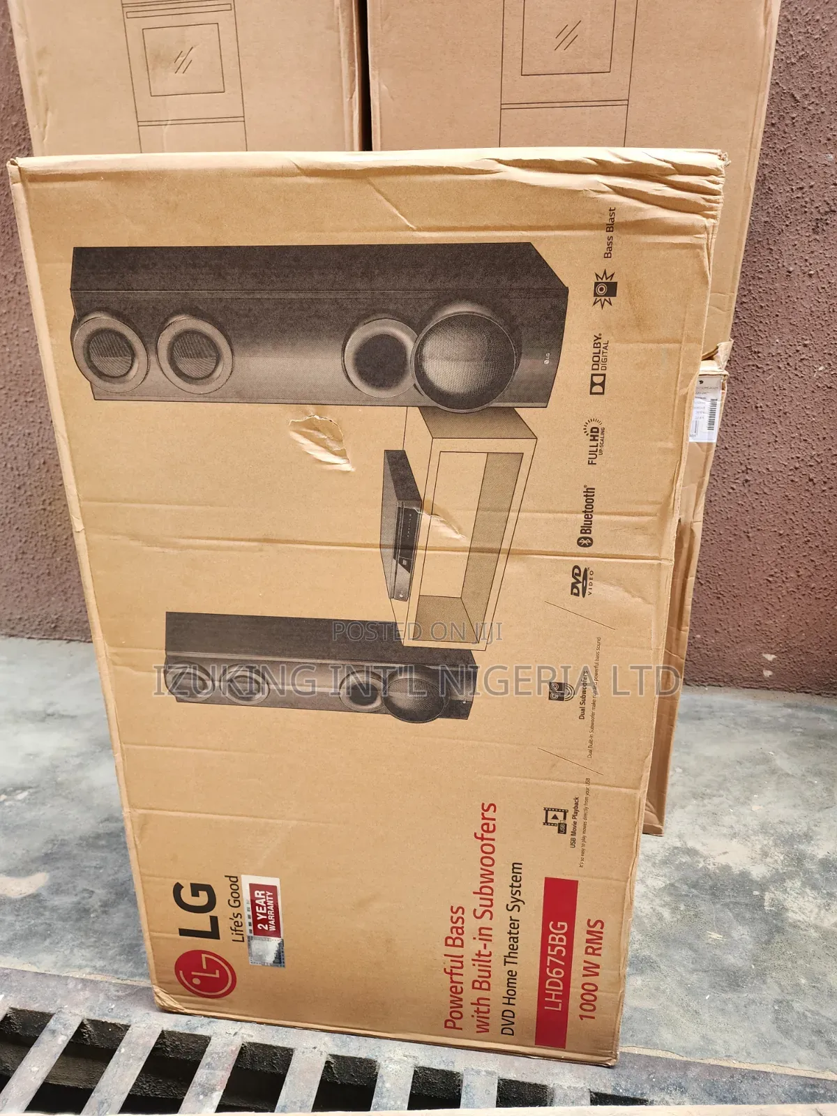 LG 4.2 Ch.Bluetooth DVD Home Theatre System 1000W