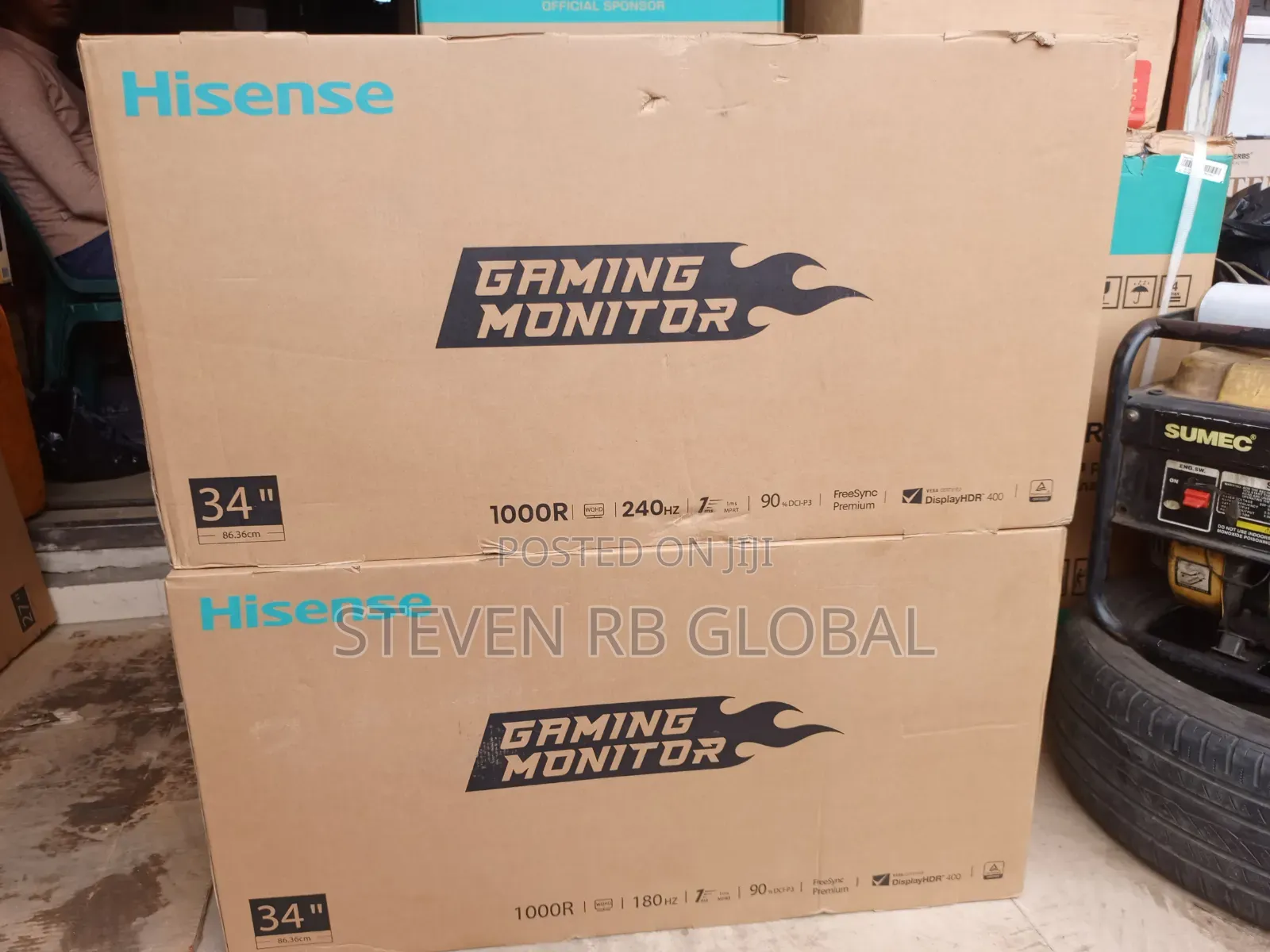 Hisense 34” 240hz Curved Gaming Monitor | Mon34g6qpro