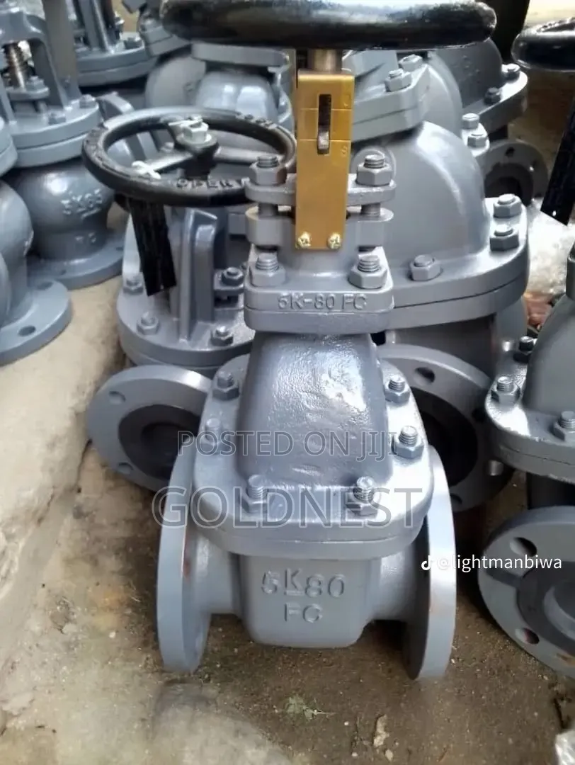 Industrial 5k-80 FC Flanged Gate Valve – 3 Inch Cast Iron