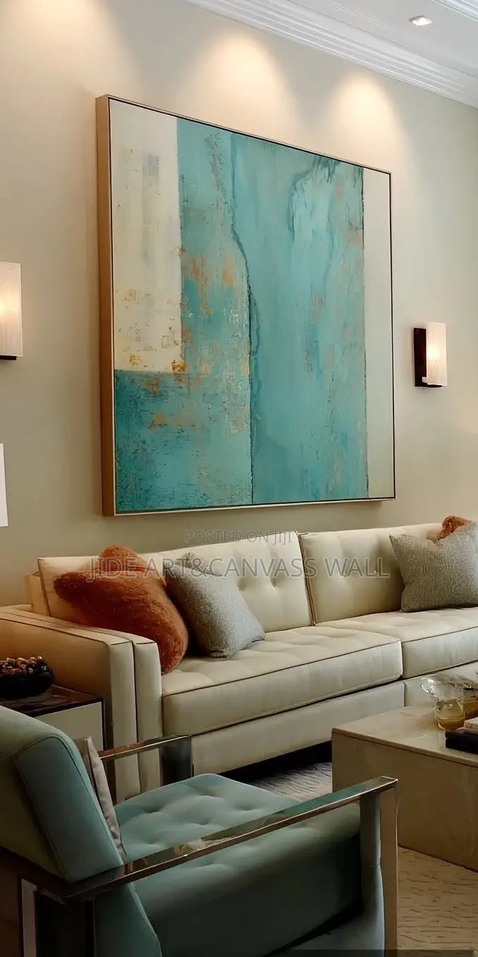 A Modern Abstract Painting Art Wall Frame