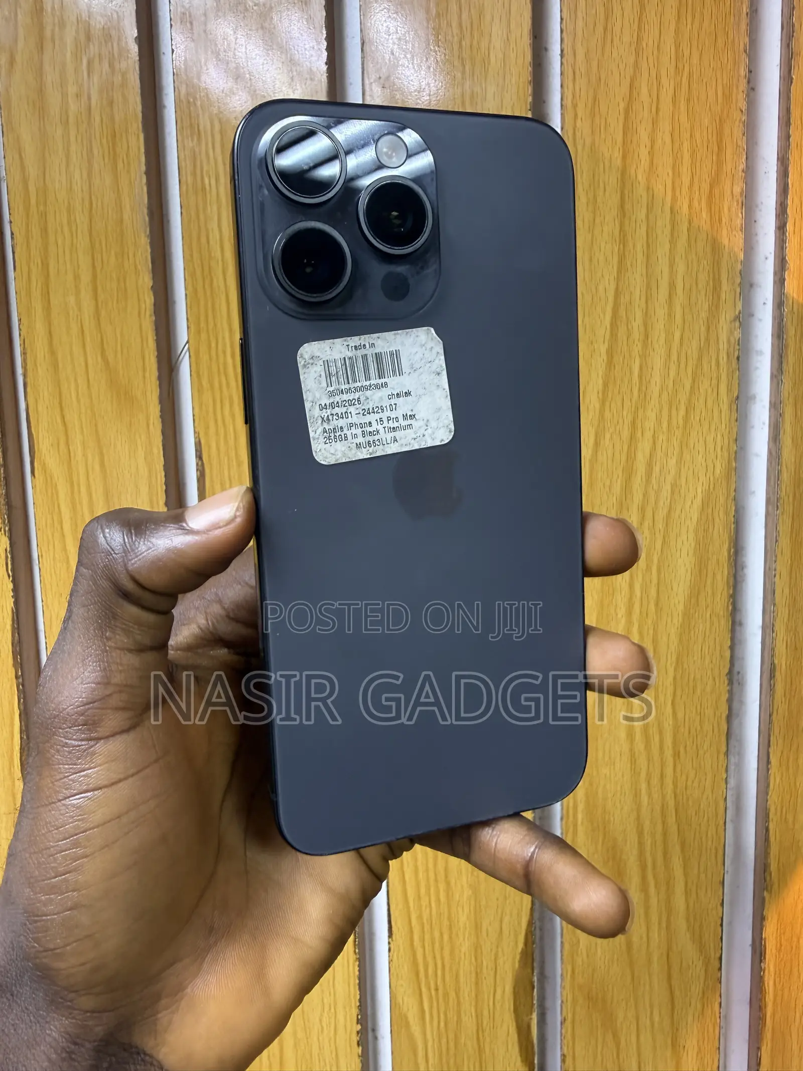 Apple iPhone 15 Pro Max 256 GB Black