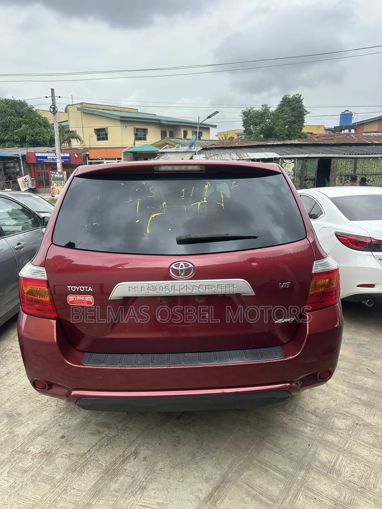 Toyota Highlander Limited 4x4 2008 Red