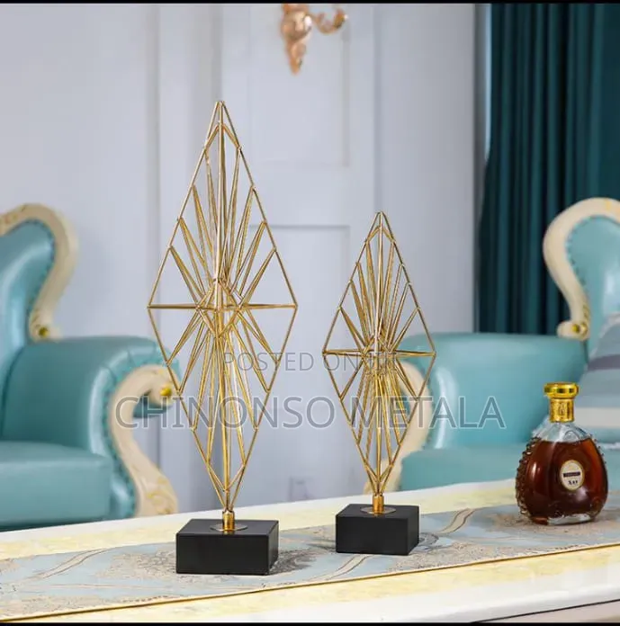 Quality Abstract UK Metal and Marble Decor
