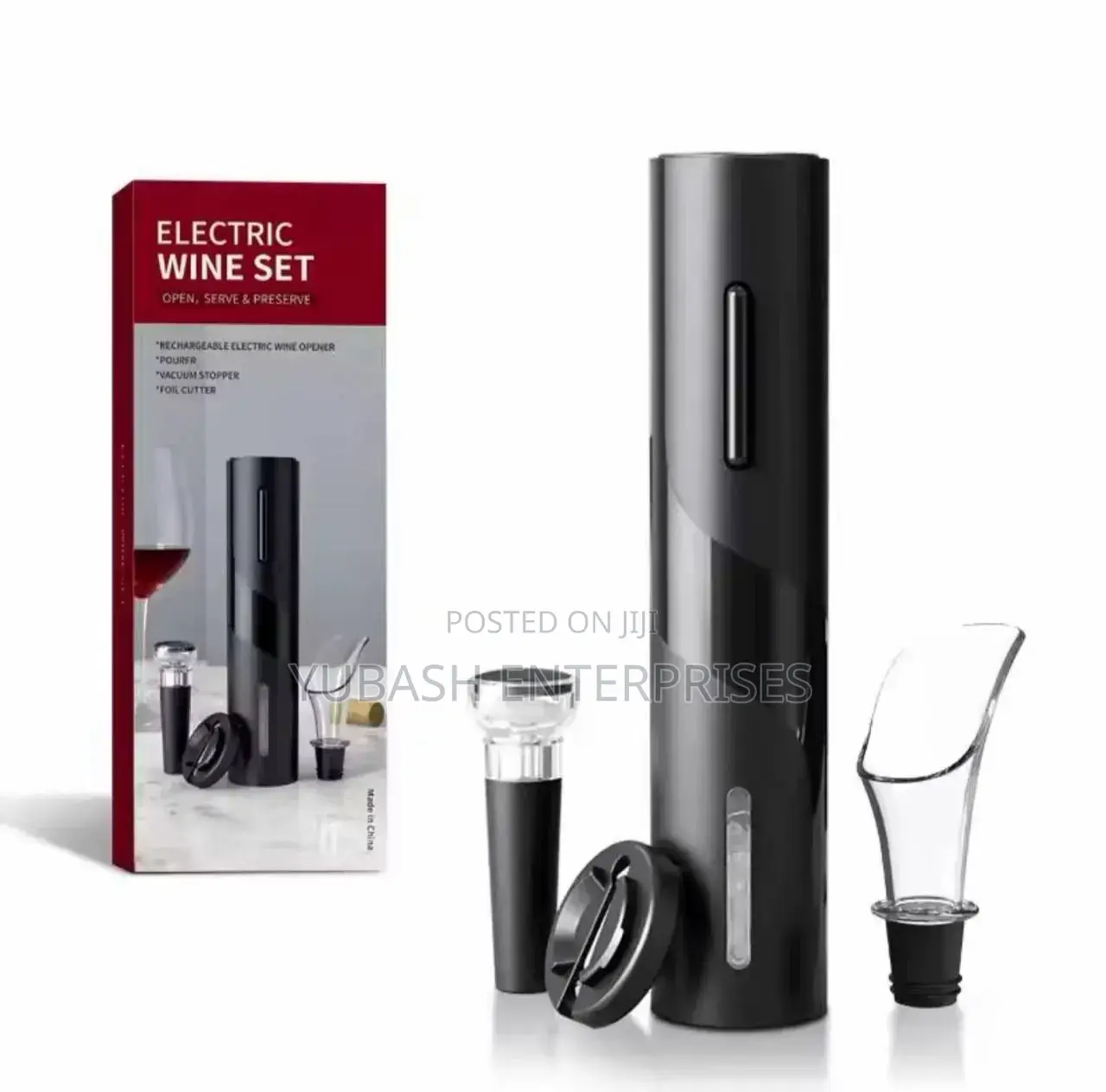 3 in 1 Multifunction Electric Wine Opener Set