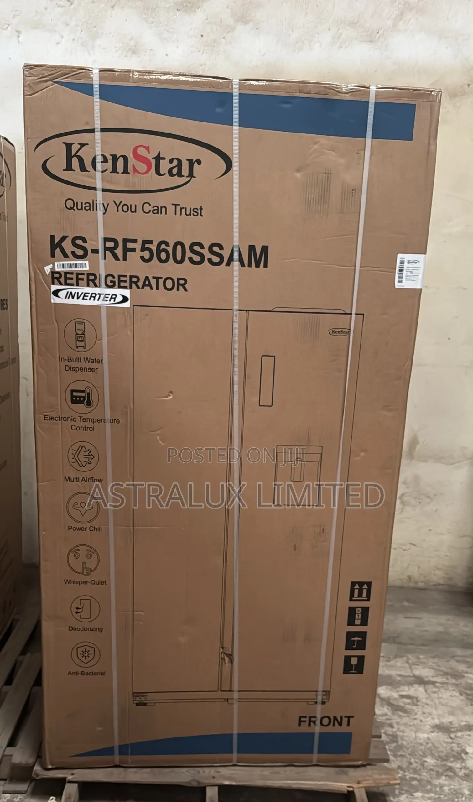 Kenstar Double Door Inverter Fridge KS-FR-560SSAM
