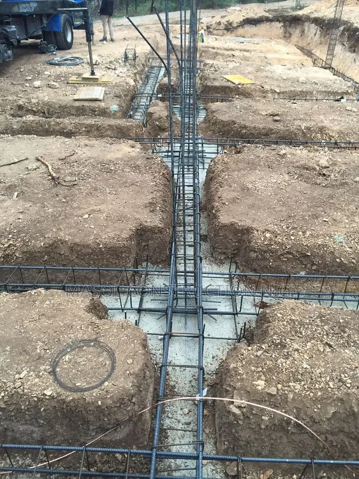 Reinforced Pile Footing Installation