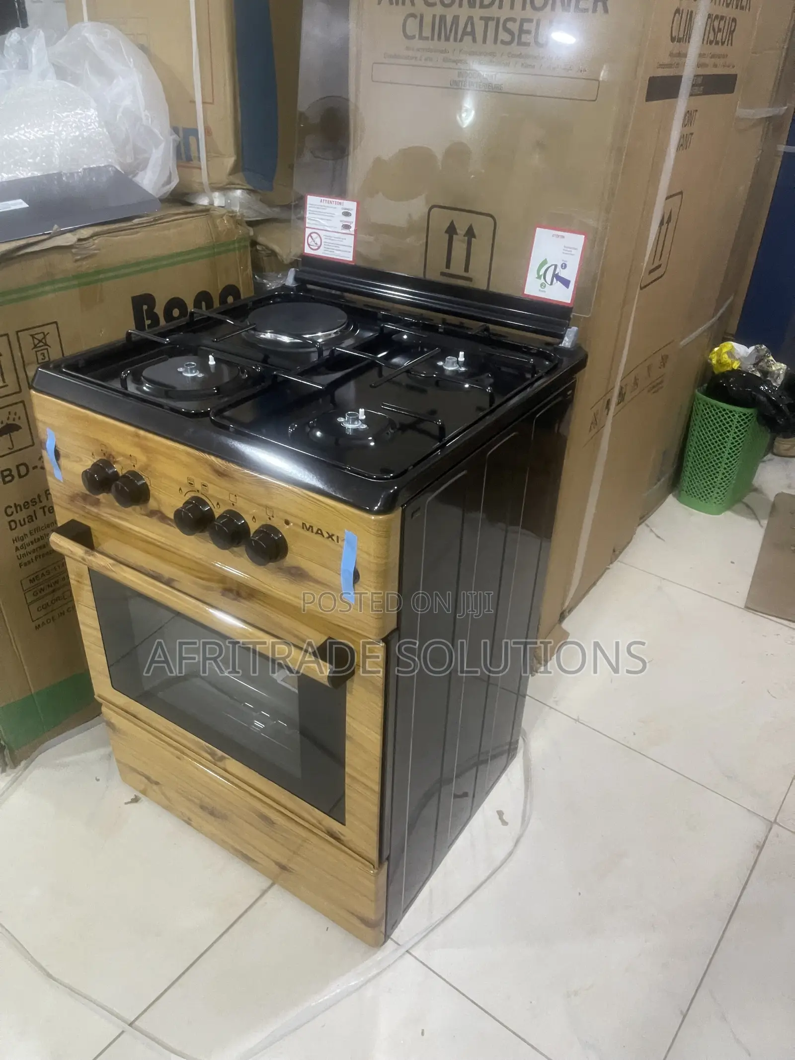 Maxi 6060 3 Burner + Hot Plate – Kitchen Ready