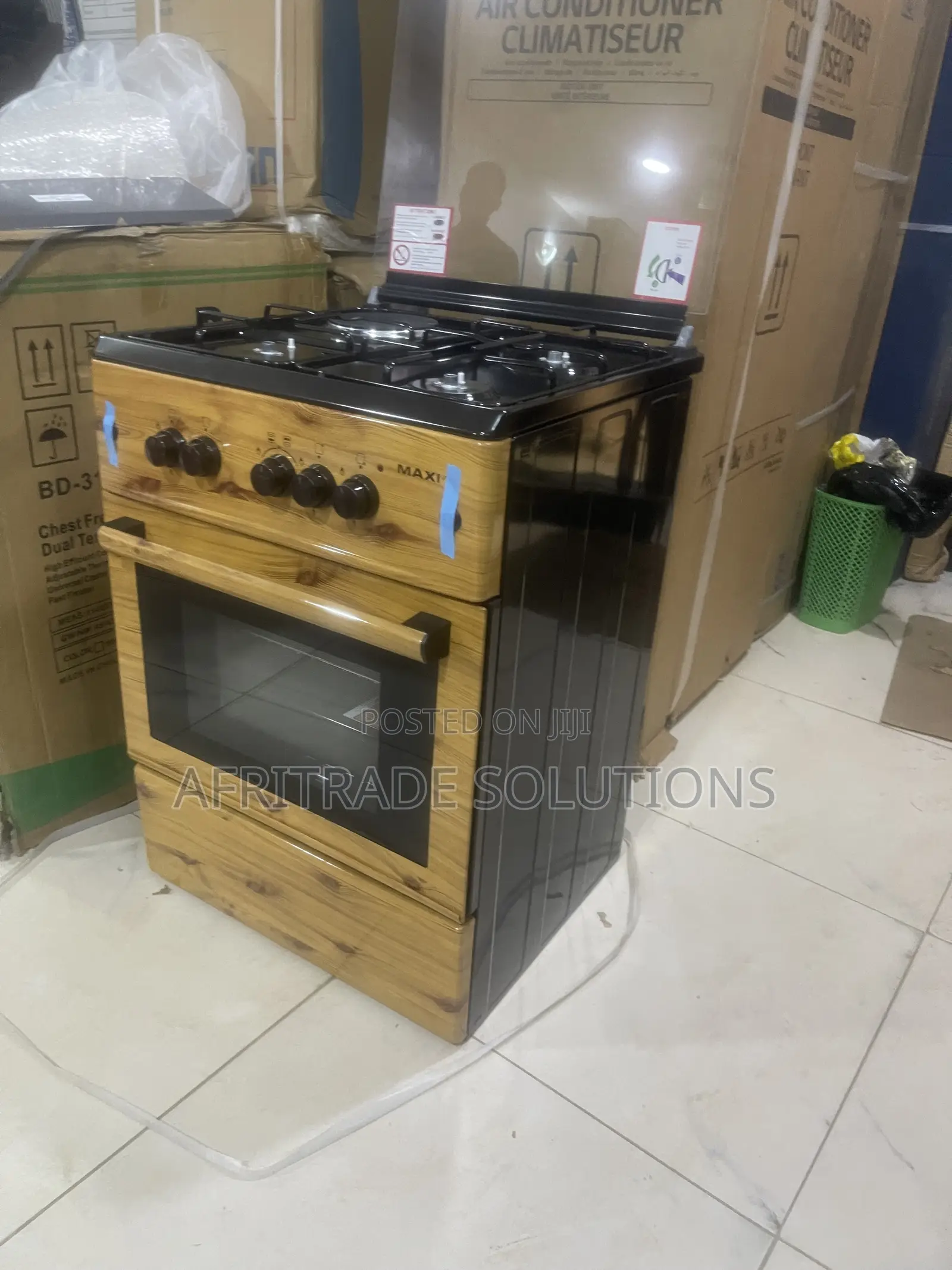 Maxi 6060 3 Burner + Hot Plate – Kitchen Ready