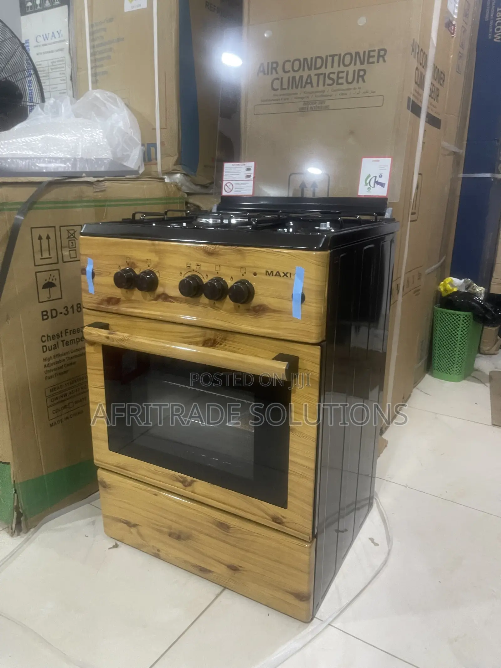 Maxi 6060 3+1 Wood Gas Cooker – Made to Cook