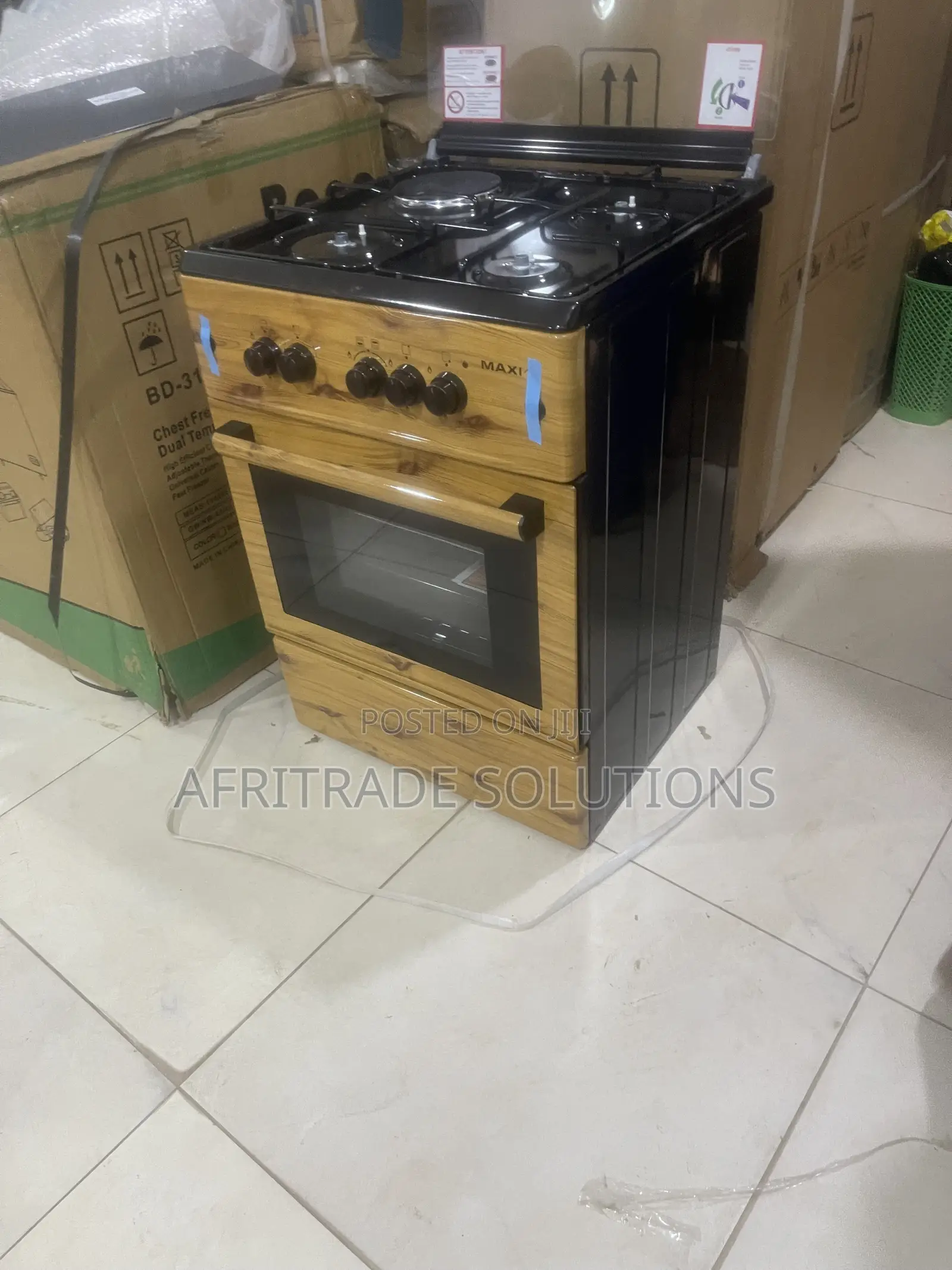 Maxi 6060 3+1 Wood Gas Cooker – Made to Cook
