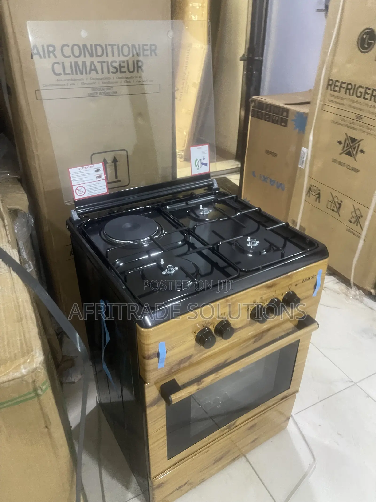 Maxi 6060 3+1 Gas Cooker – Your Kitchen Upgrade