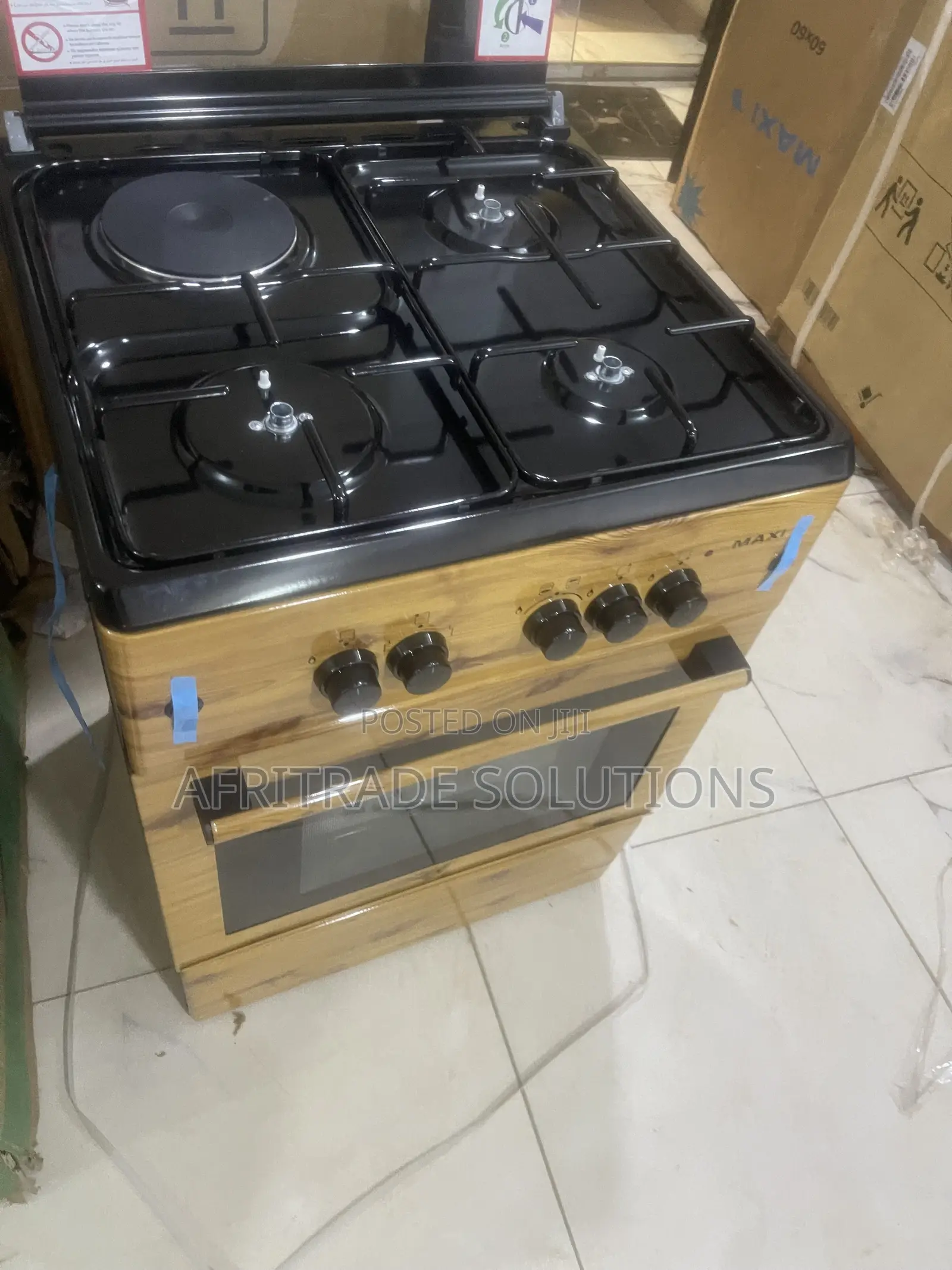 Maxi 6060 Gas Cooker – More Burners, More Possibilities