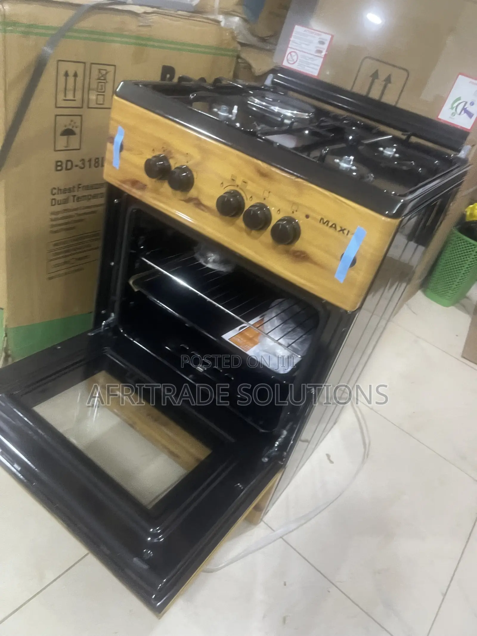 Maxi 6060 3+1 Gas Cooker – Built for Busy Kitchens