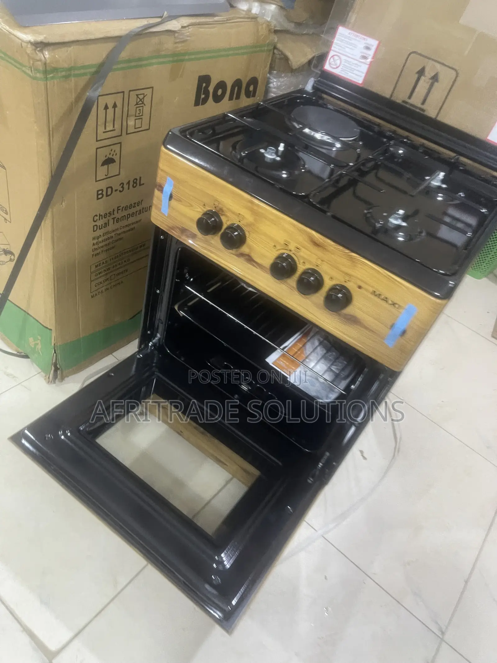 Maxi 6060 3+1 Gas Cooker – Built for Busy Kitchens
