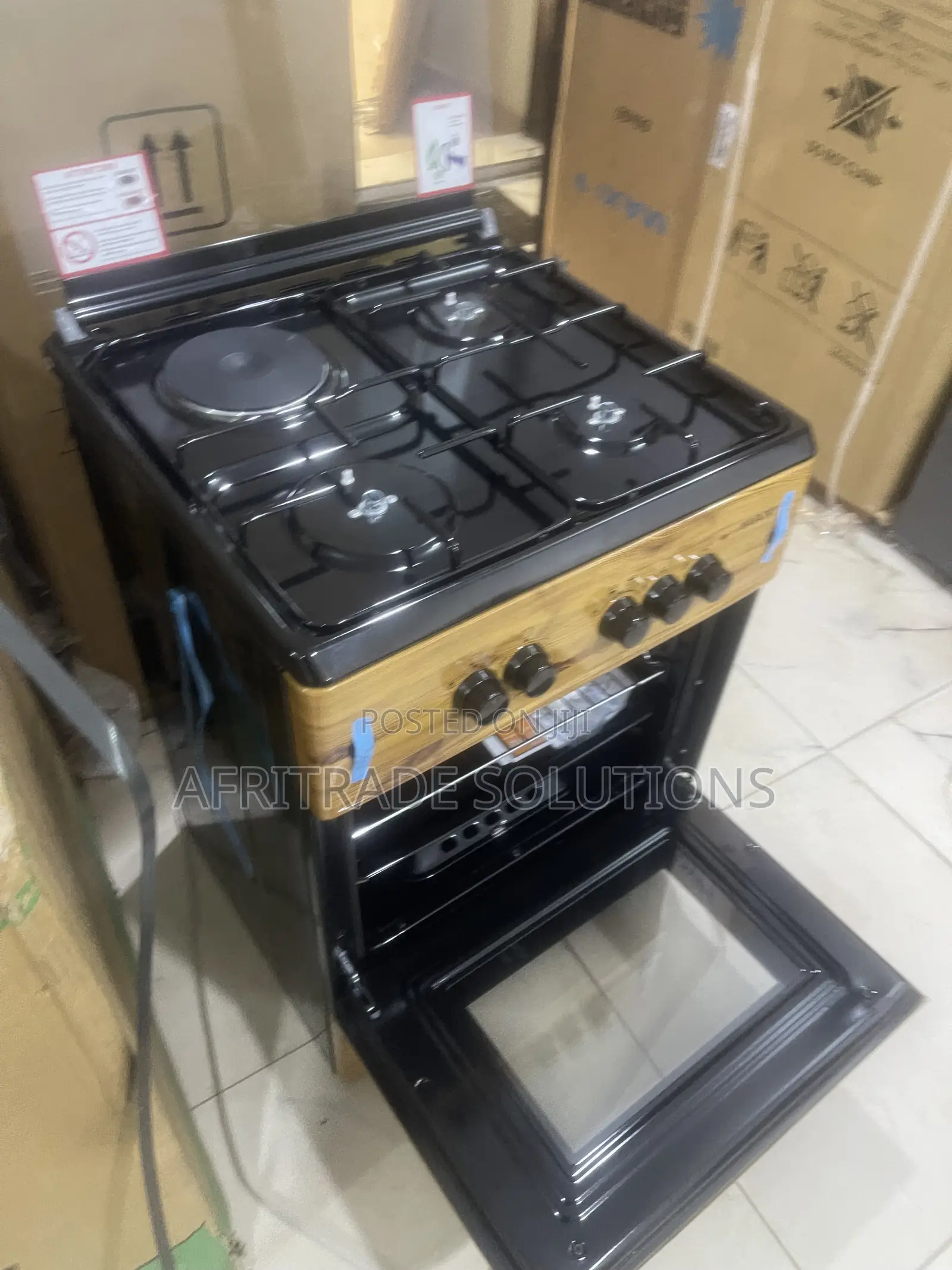 Maxi 6060 Gas Cooker – Four Cooking Spots, One Cooker