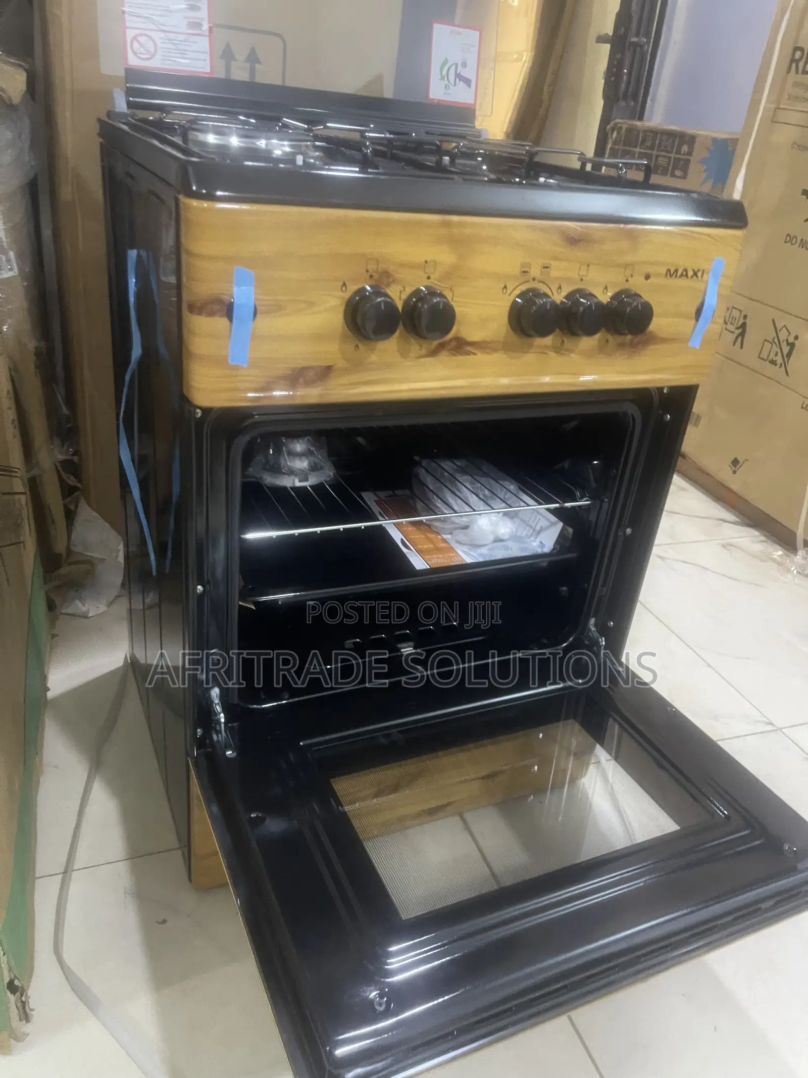 Maxi 6060 3+1 Wood Gas Cooker – Cooking Starts Here