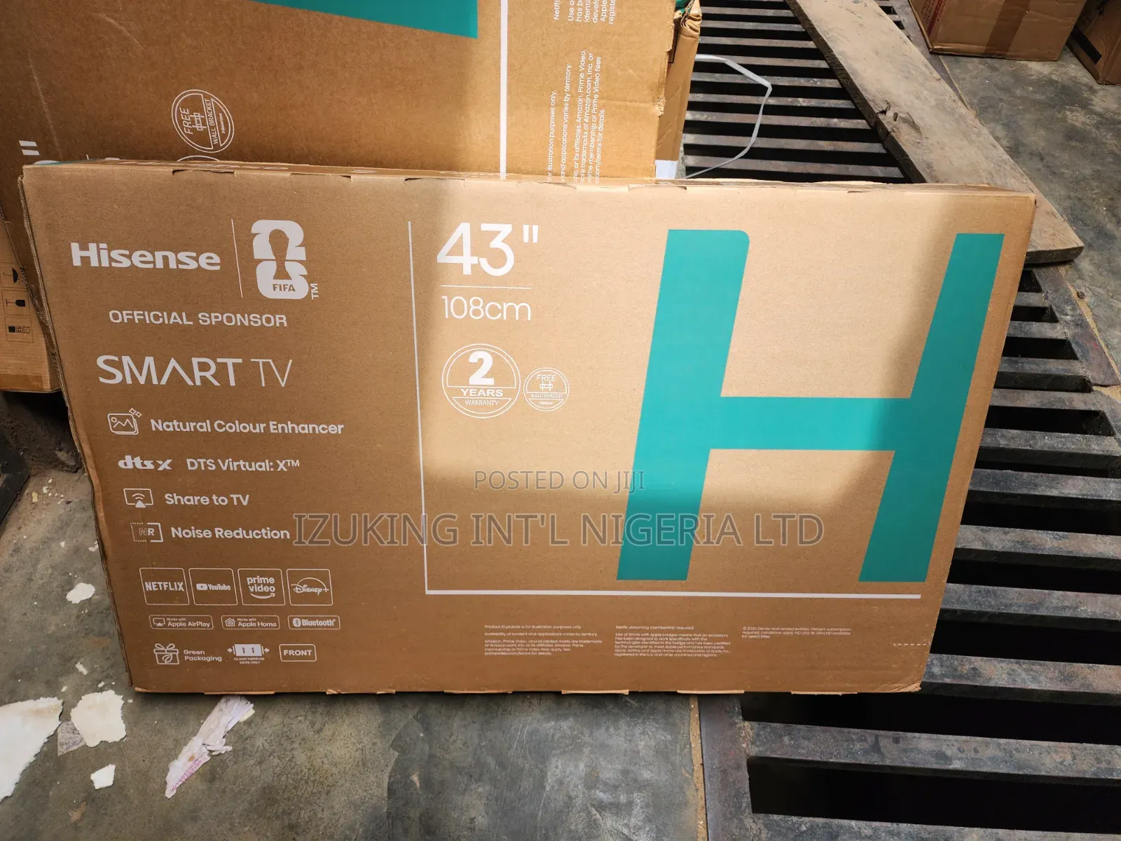 Hisense 43" Inch Smart Full HD LED TV With 1 Year Warranty