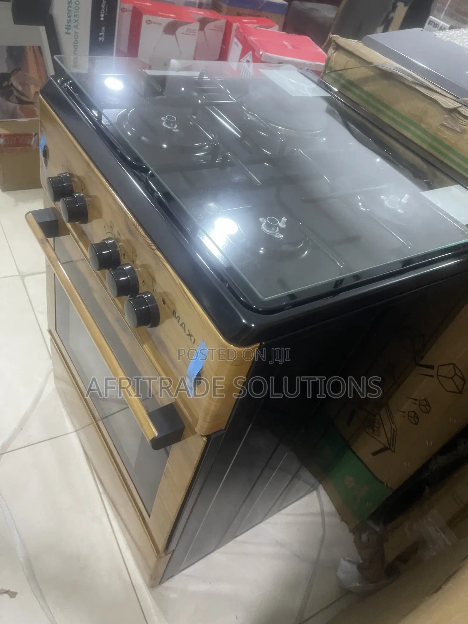 Maxi 6060 Gas Cooker – More Heat, More Cooking Space