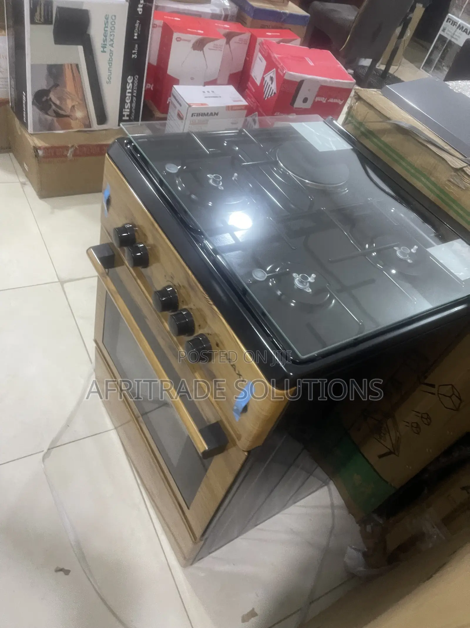 Maxi 6060 Gas Cooker – More Heat, More Cooking Space