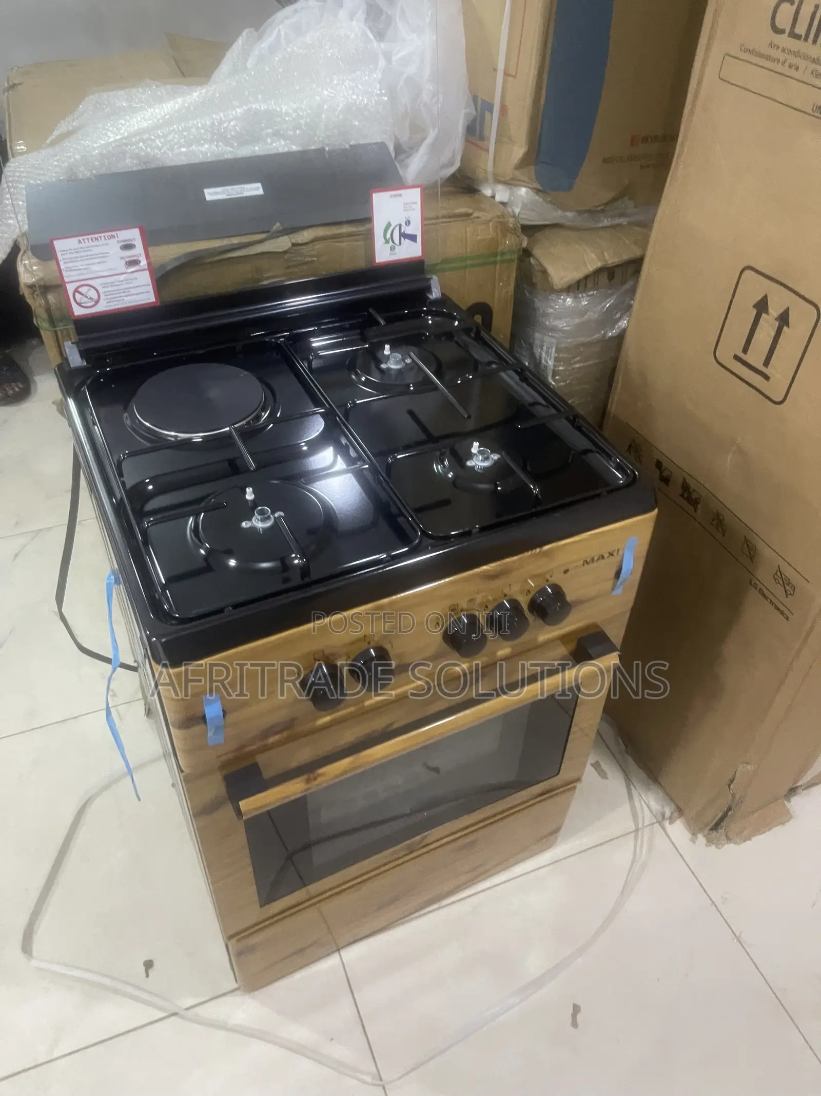 Maxi 6060 Gas Cooker – Four Cooking Zones, One Choice