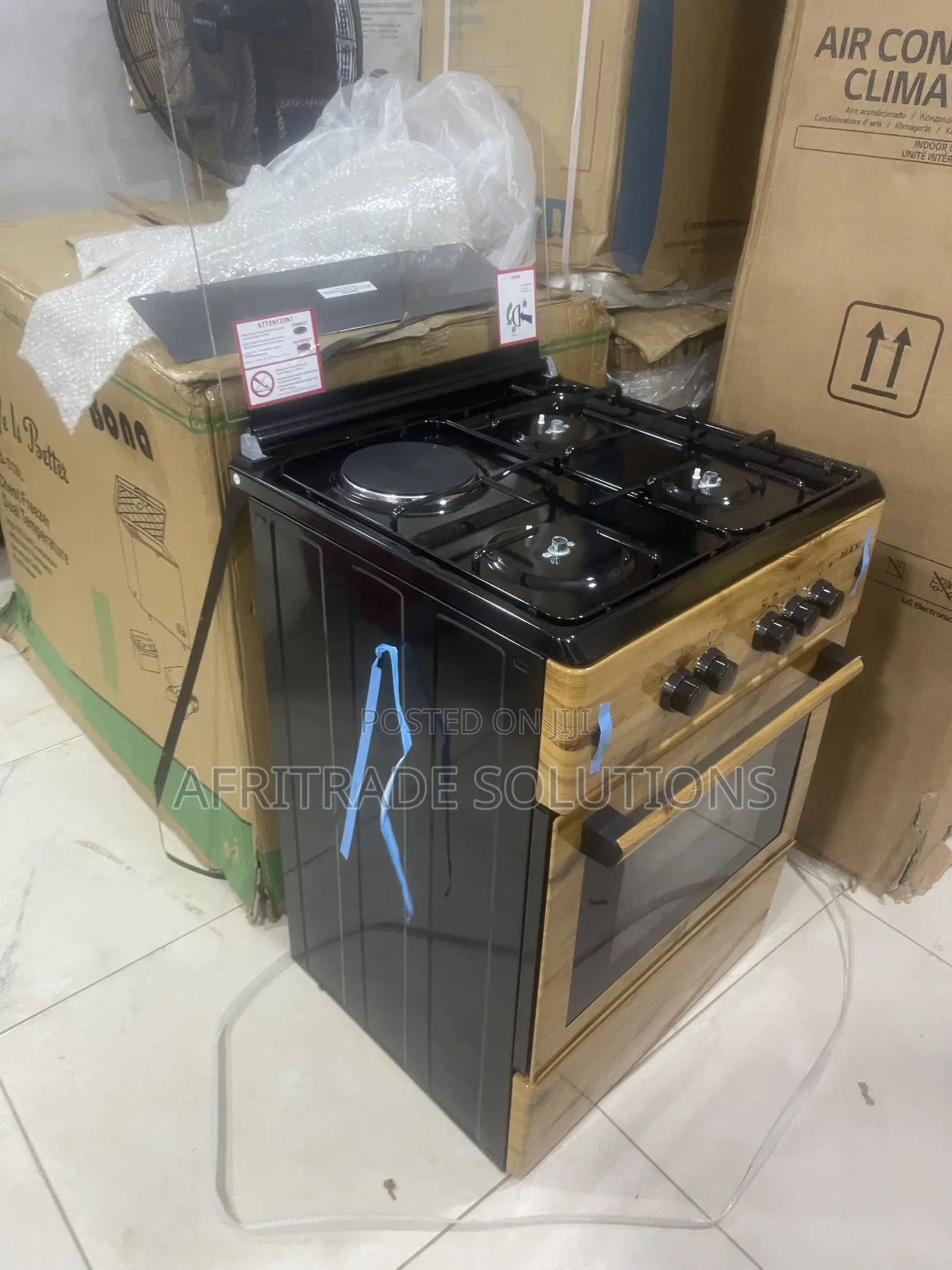 Maxi 6060 3+1 Gas Cooker – The Kitchen Workhorse