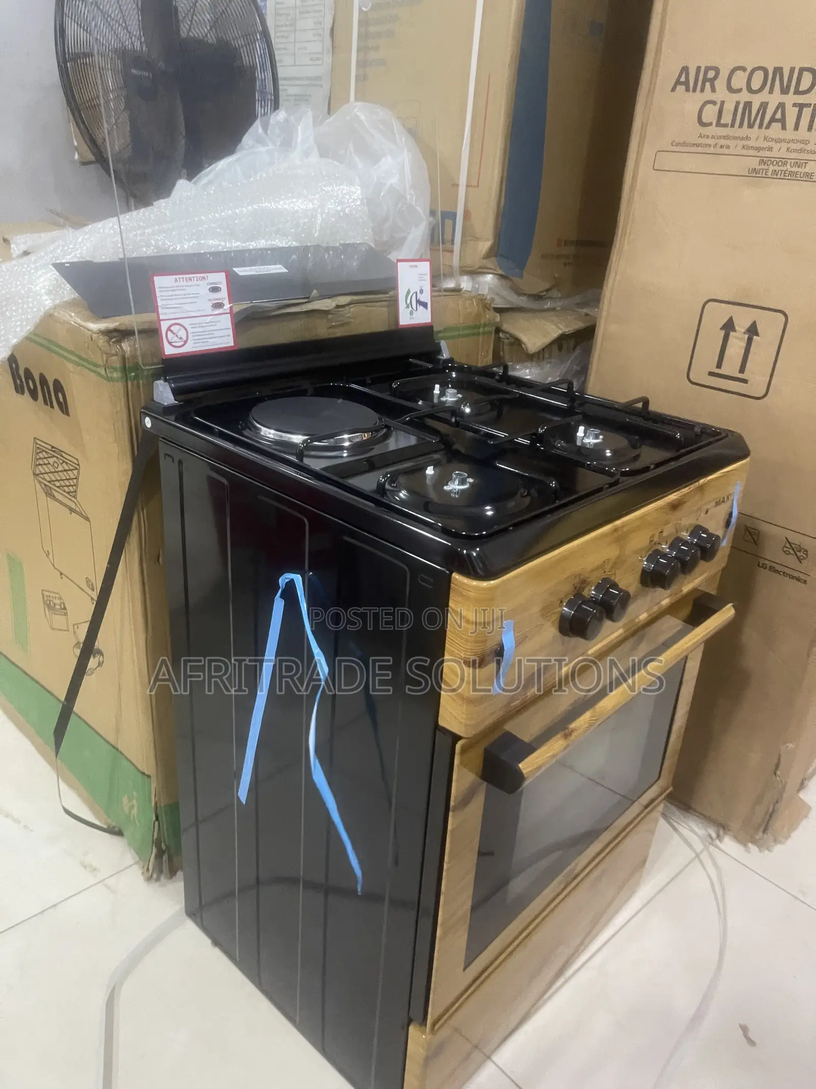 Maxi 6060 Wood Gas Cooker – Cook More at Once
