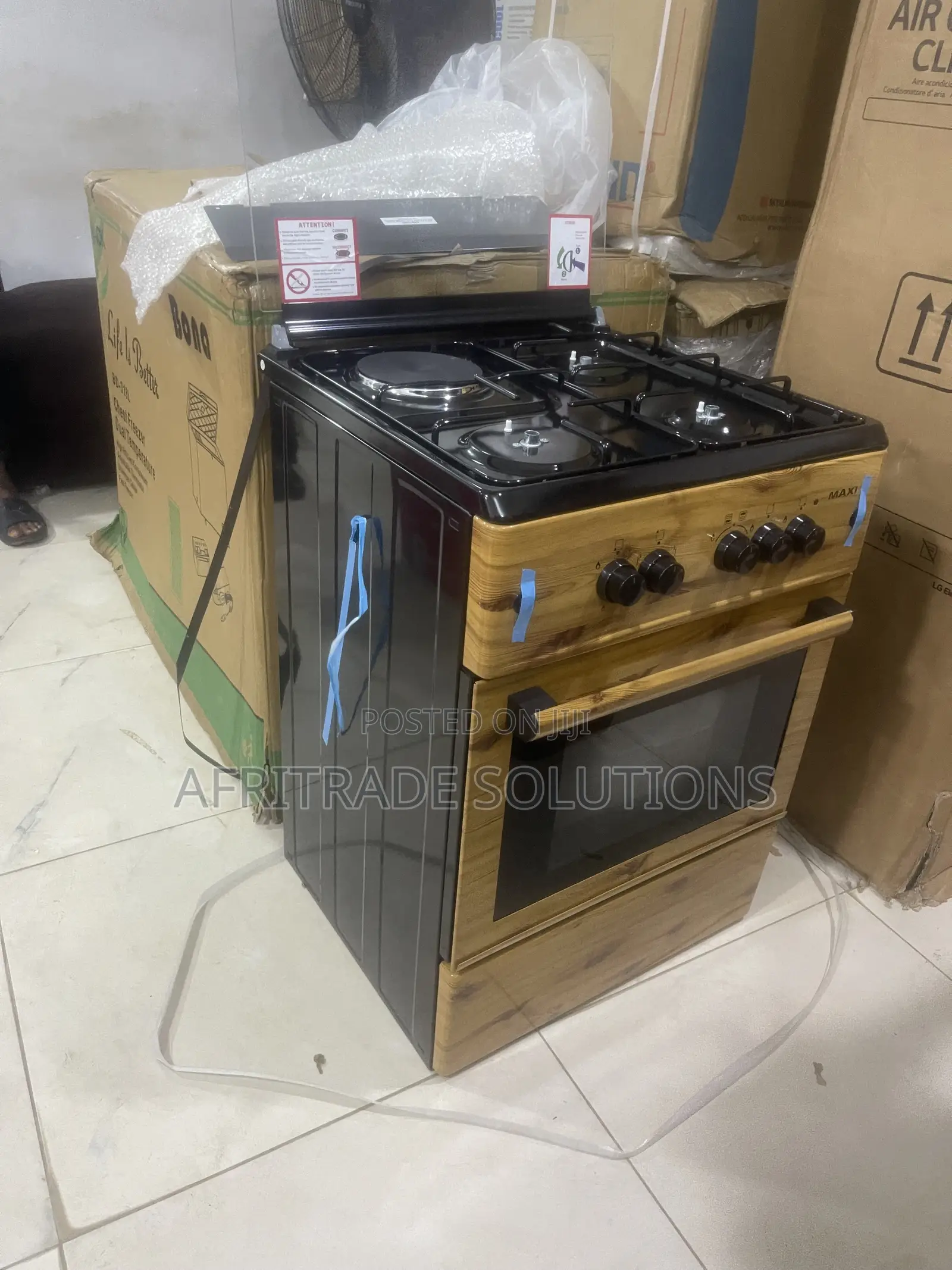 Maxi 6060 Wood Gas Cooker – Cook More at Once