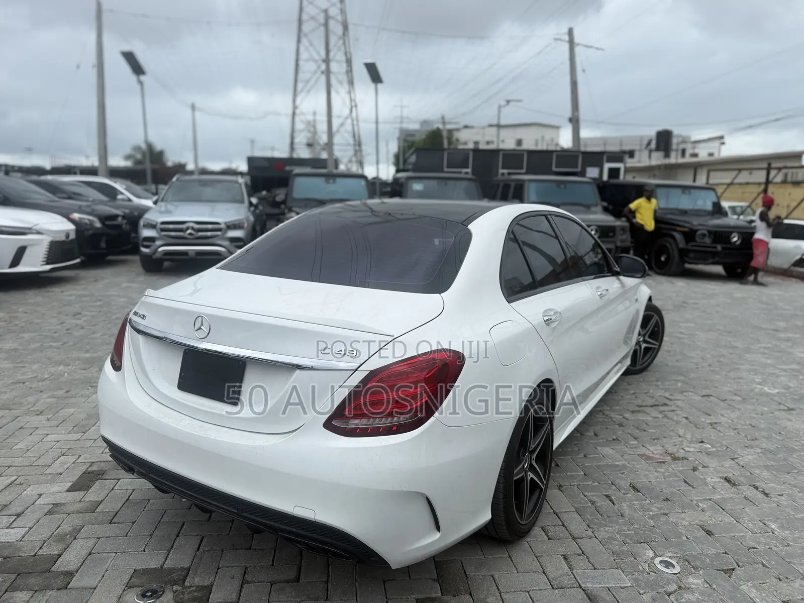 Mercedes-Benz C43 4Matic Sedan AWD (3.0L V6 9AM) 2017 White