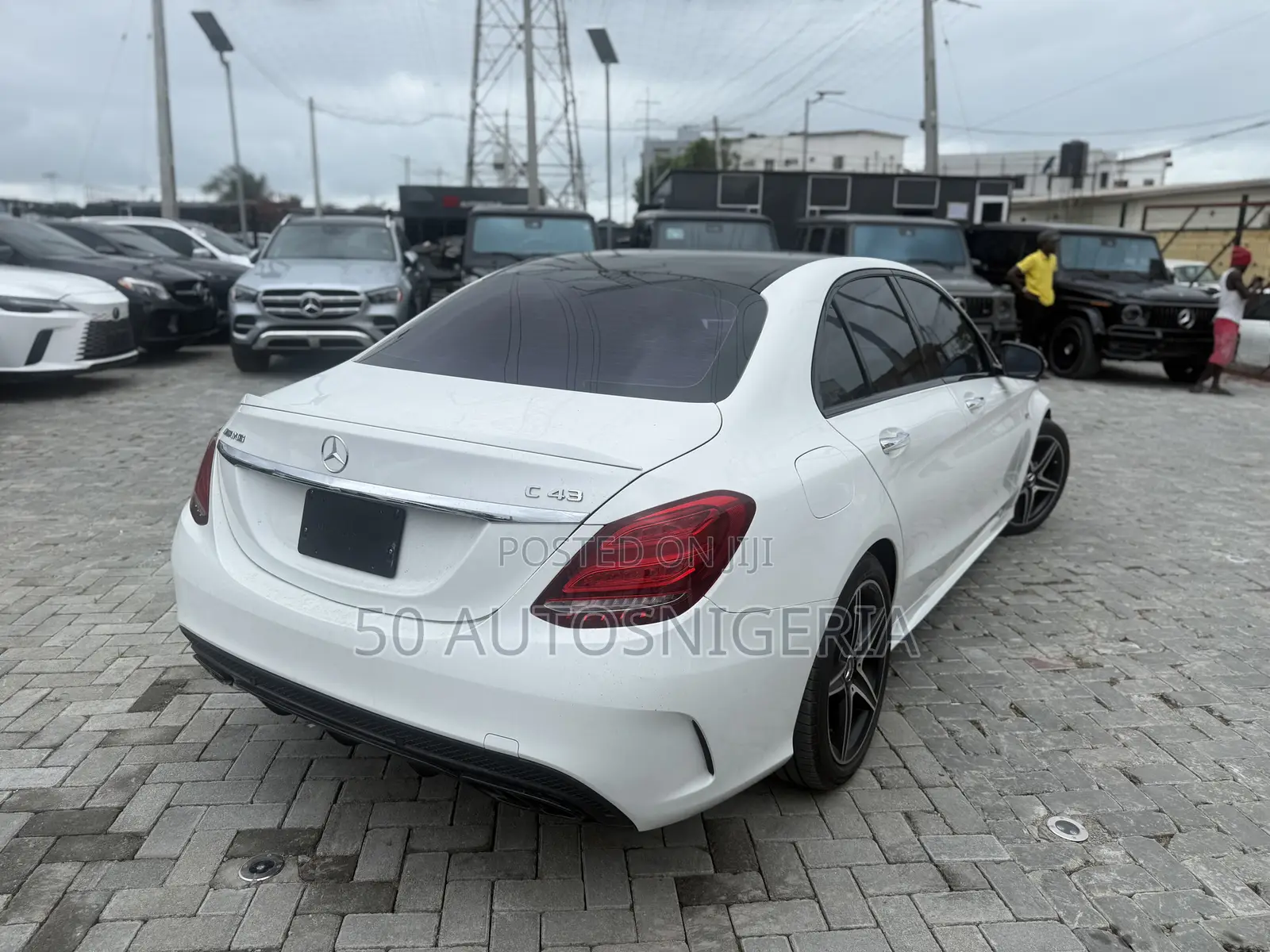 Mercedes-Benz C43 4Matic Sedan AWD (3.0L V6 9AM) 2017 White