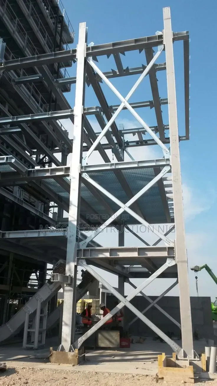 Steel Support Framework Installation