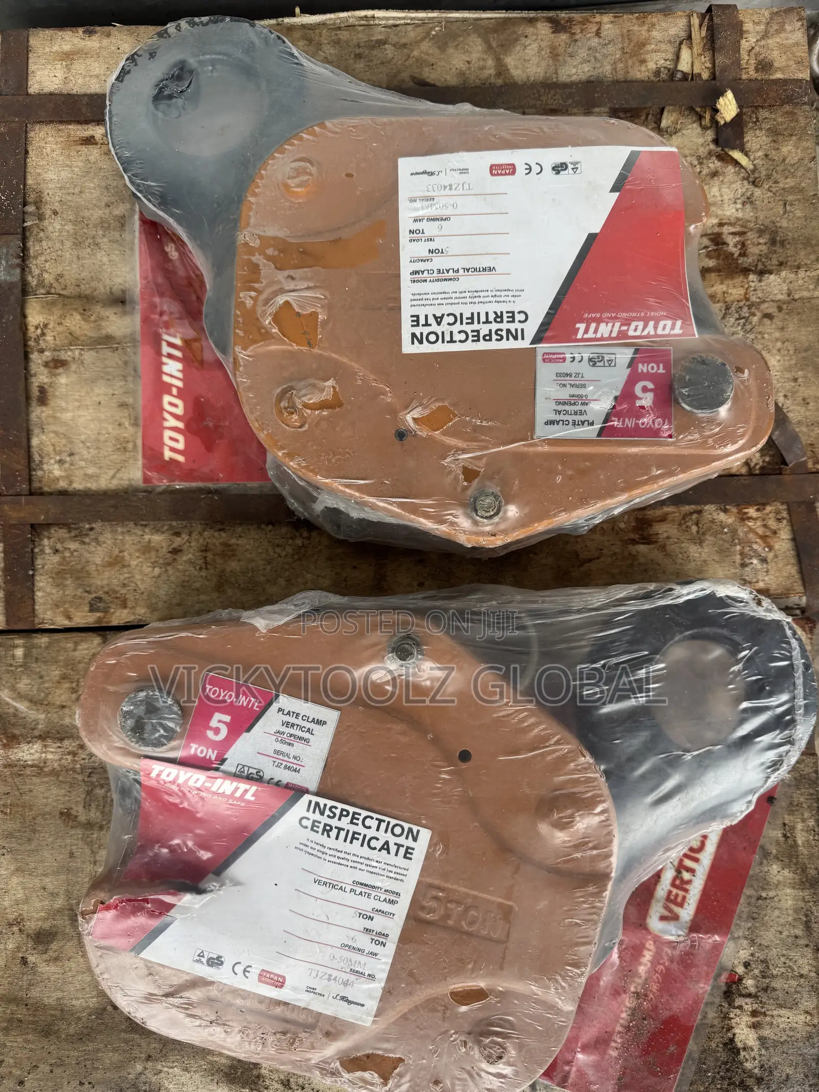 5ton Toyo Lifting Plate Clamp Vertical